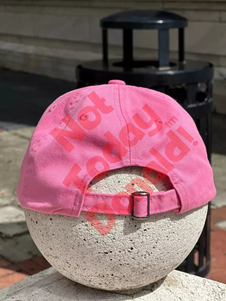 Not Today Donald Special Edition Pink Distressed Cap Hat